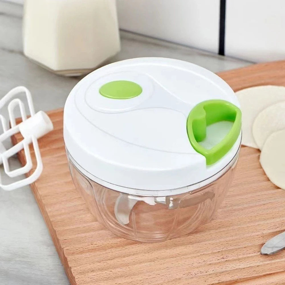Hand Chopper Manual Rope Food Processor Silcer Shredder Salad Maker Garlic Onion Cutter Kitchen Tool Accessories ﻿