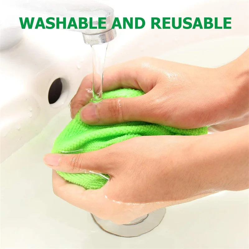 Car Window Cleaner Brush Kit Microfiber Windshield Cleaning Tool Auto Interior Glass Wash Wiper Long Handle Cleaning Brush
