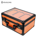 Aluminum Alloy Graded Card Storage Box, Double Layer 3 Slot PSA BGS Trading Card Case, Secure Lockable Carrying Case