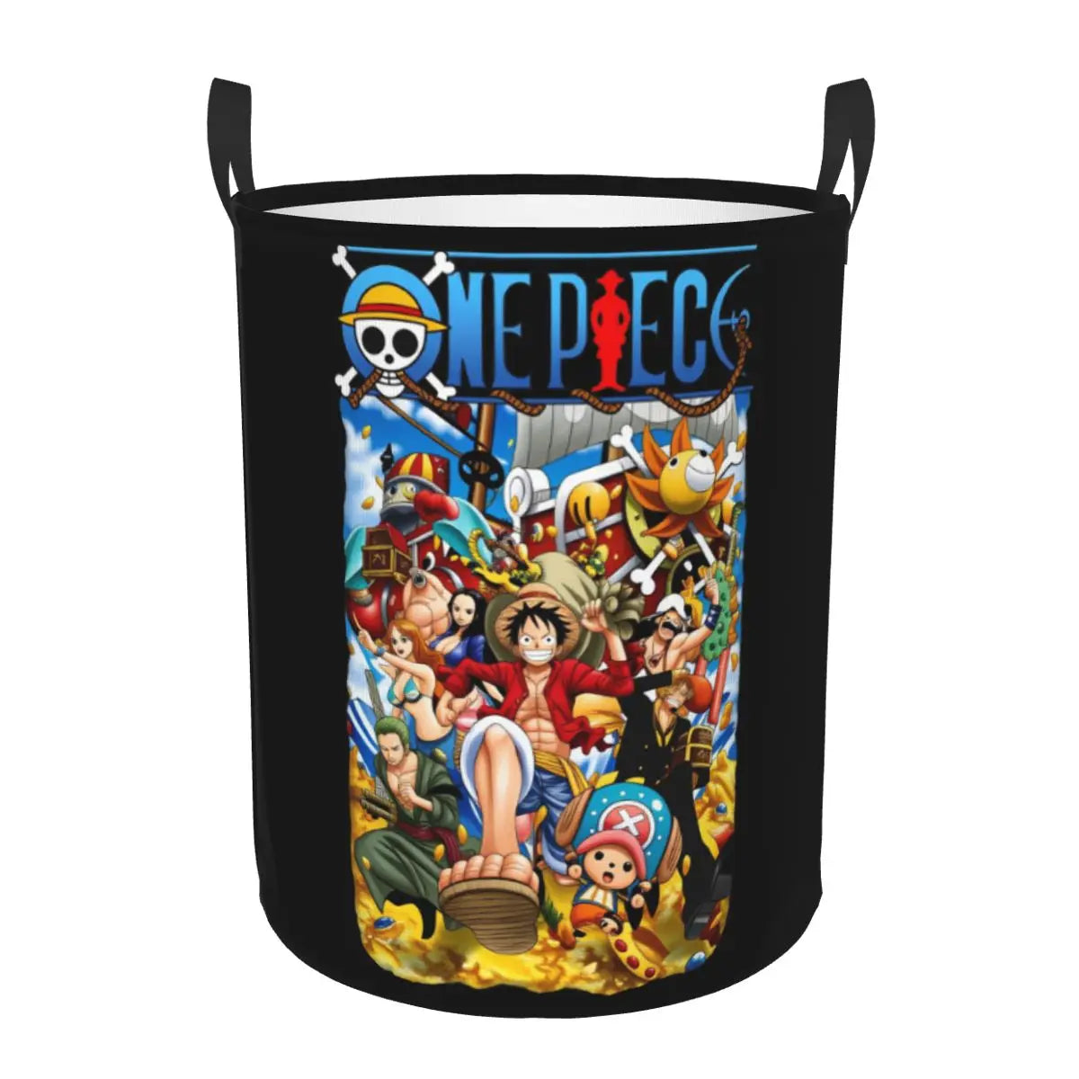 One Piece Tony Tony Chopper Laundry Basket Collapsible Anime Clothing Hamper Bathroom Organizer Storage Bins