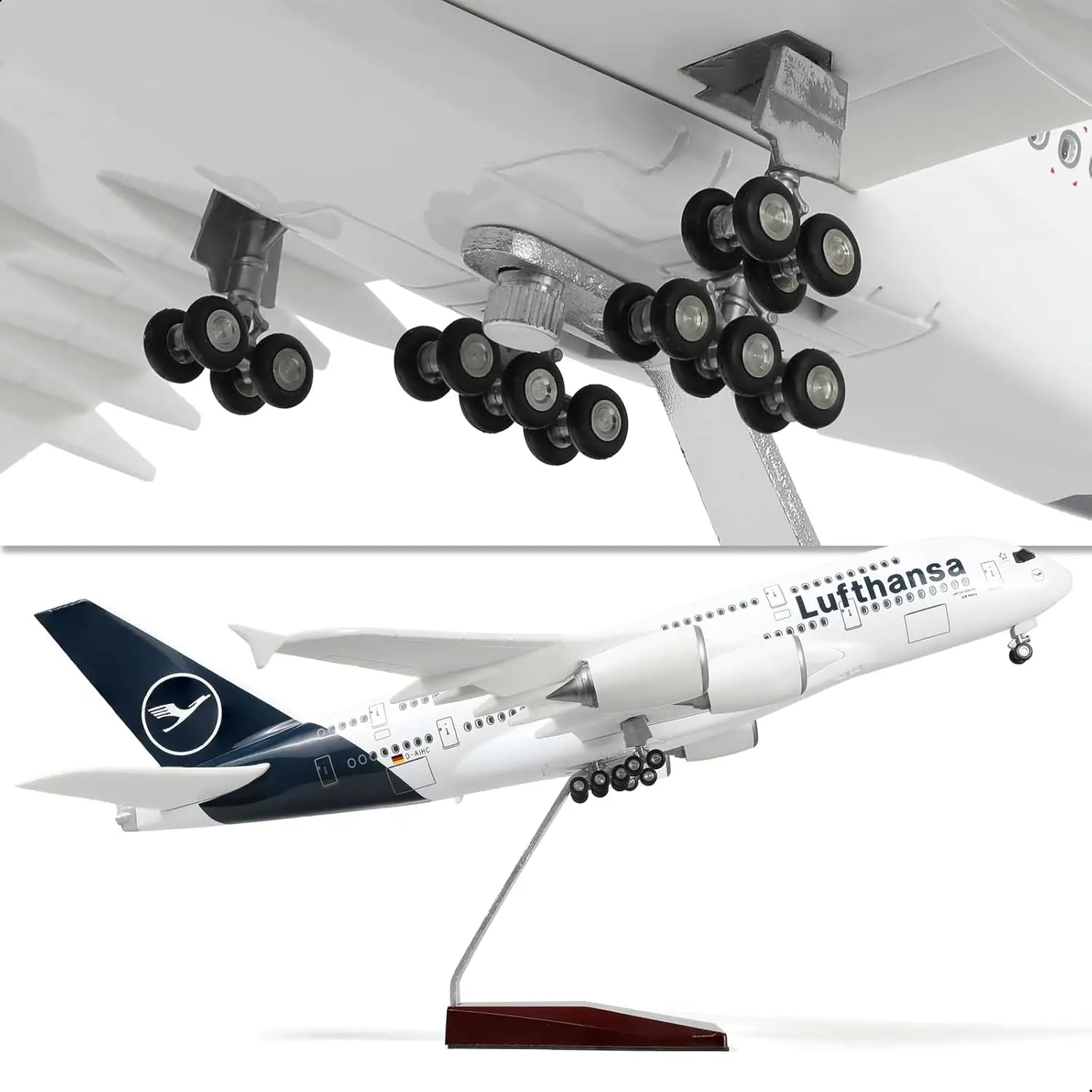 New Lufthansa Model Plane adults fun A380 Toy Airplane Diecast Model 1/160 Scale Aircraft Children Toys Games Aeroplane Resin