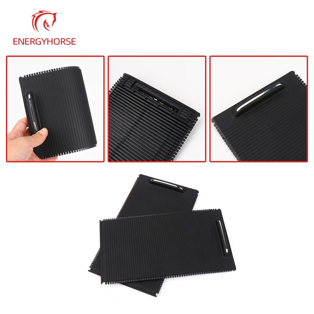 For Citroen Berlingo Peugeot Partner Center Console Armrest Box Cover Plate Cup Holder Pull Curtain 9683223977