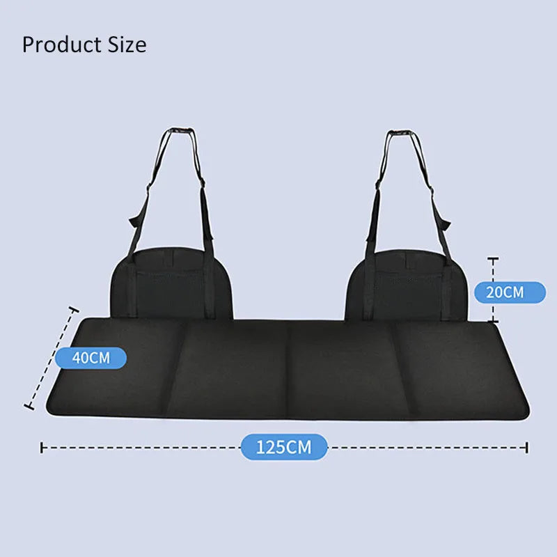 Car Back Seat Extender Seat Cushion Travel Bed Camping Mattress Foldable Storage Storage Convenient Trunk Extension Plate