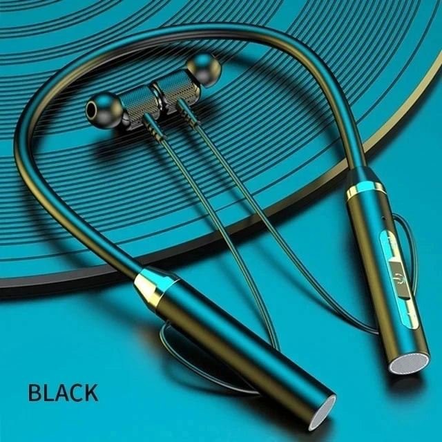 Wireless Headphones Bluetooth Neckband Magnetic Earphones Sport Running TWS Earbuds Waterproof Bluetooth 5.2 Headset With Mic