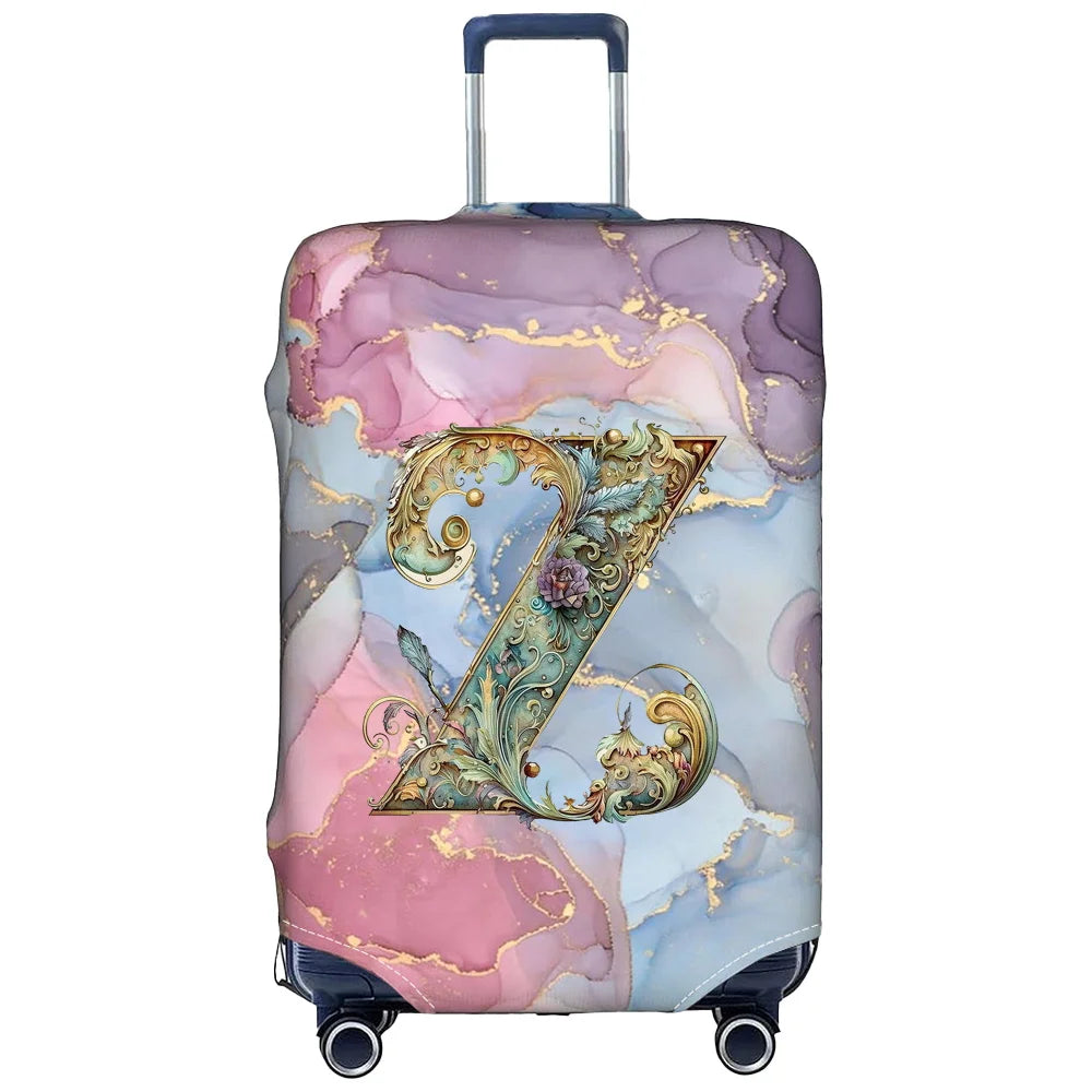 Luggage Cover Stretch Fabric Suitcase Protector Case Graphic Series Baggage Dust Case Cover Suitable 18-32 Inch Suitcase