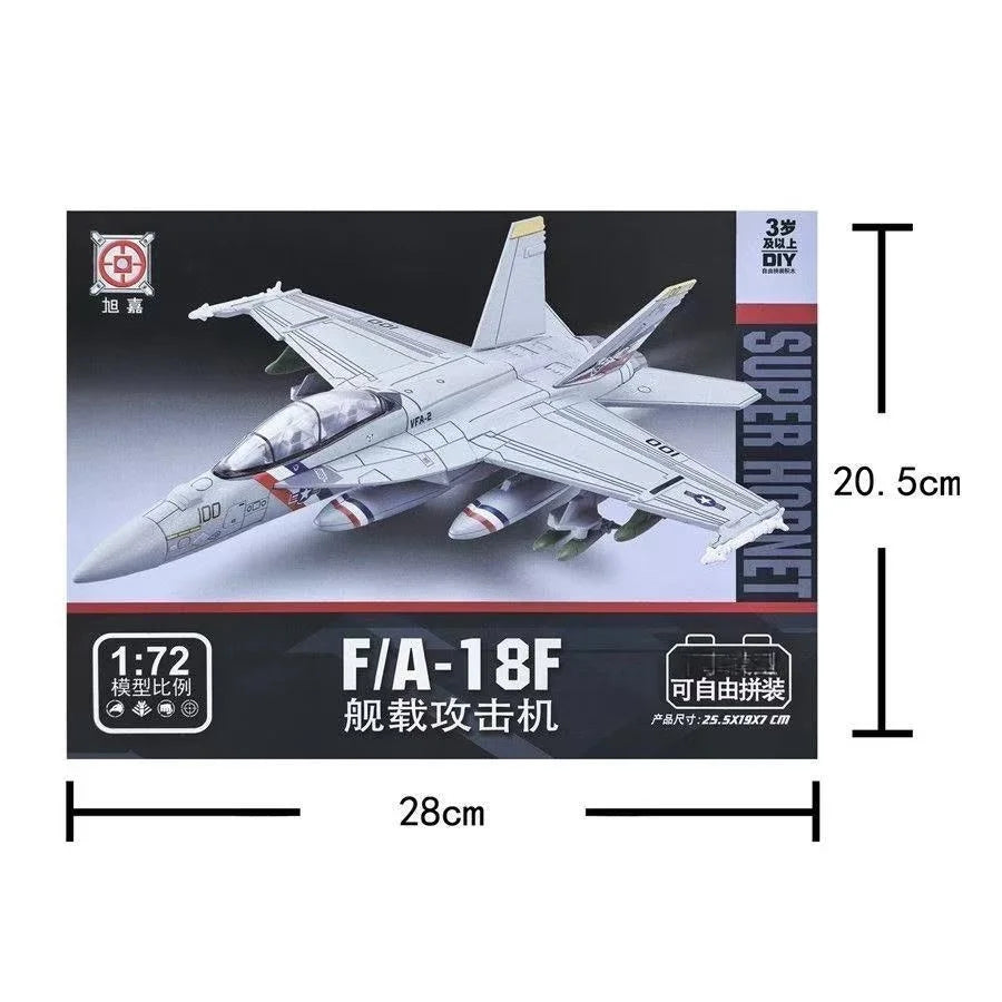 New Military Series Building Blocks Creative Multi-Purpose Fighter SU-25 F18 J35 ABS Aircraft F14 Model Toys For Boy Xmas Gift