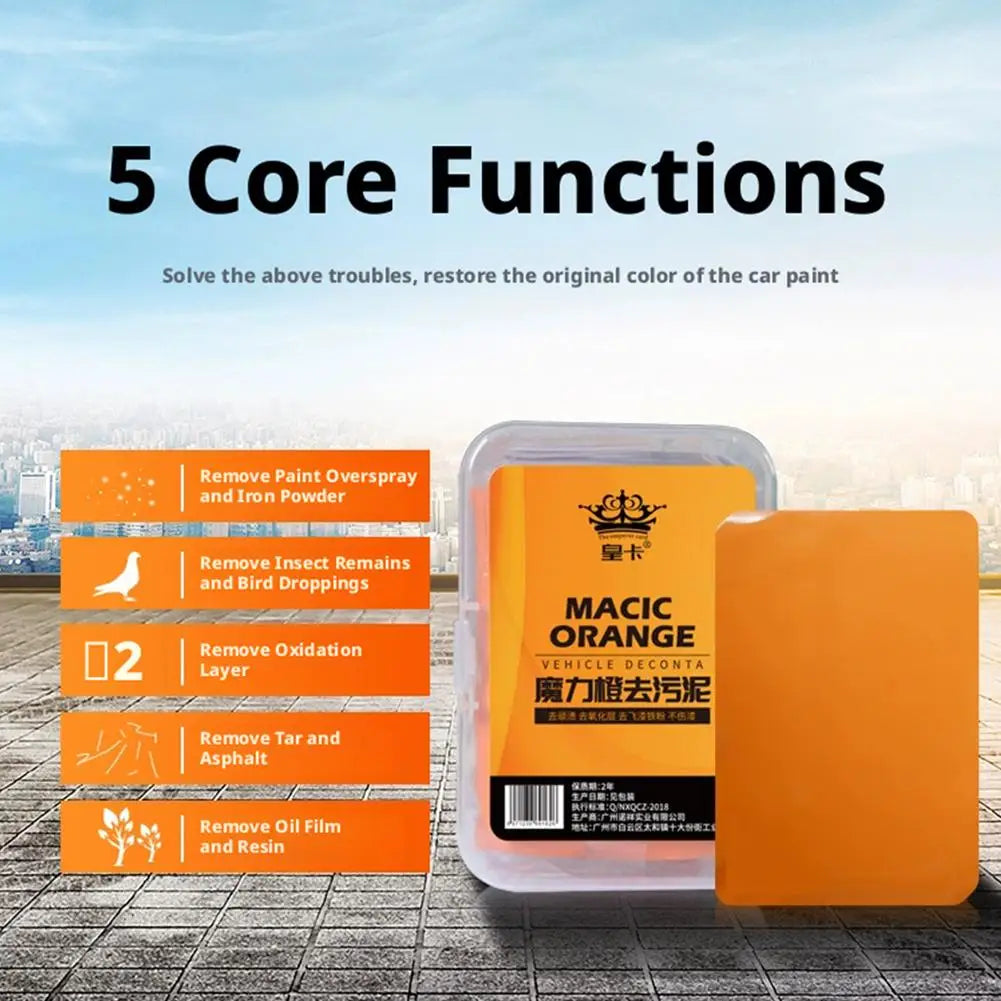 Car Clay Cleaning Bar Detailing Waxing Polish Treatment Car Clean Wash Cleaner Sludge Mud Remove For Decontaminate Clay Car A3l3