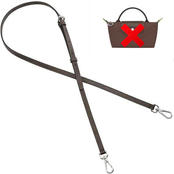 Leather Replacement Crossbody Bag Strap For Longchamp Mini Bag Shoulder Strap Without Punching Modification Bag Accessories