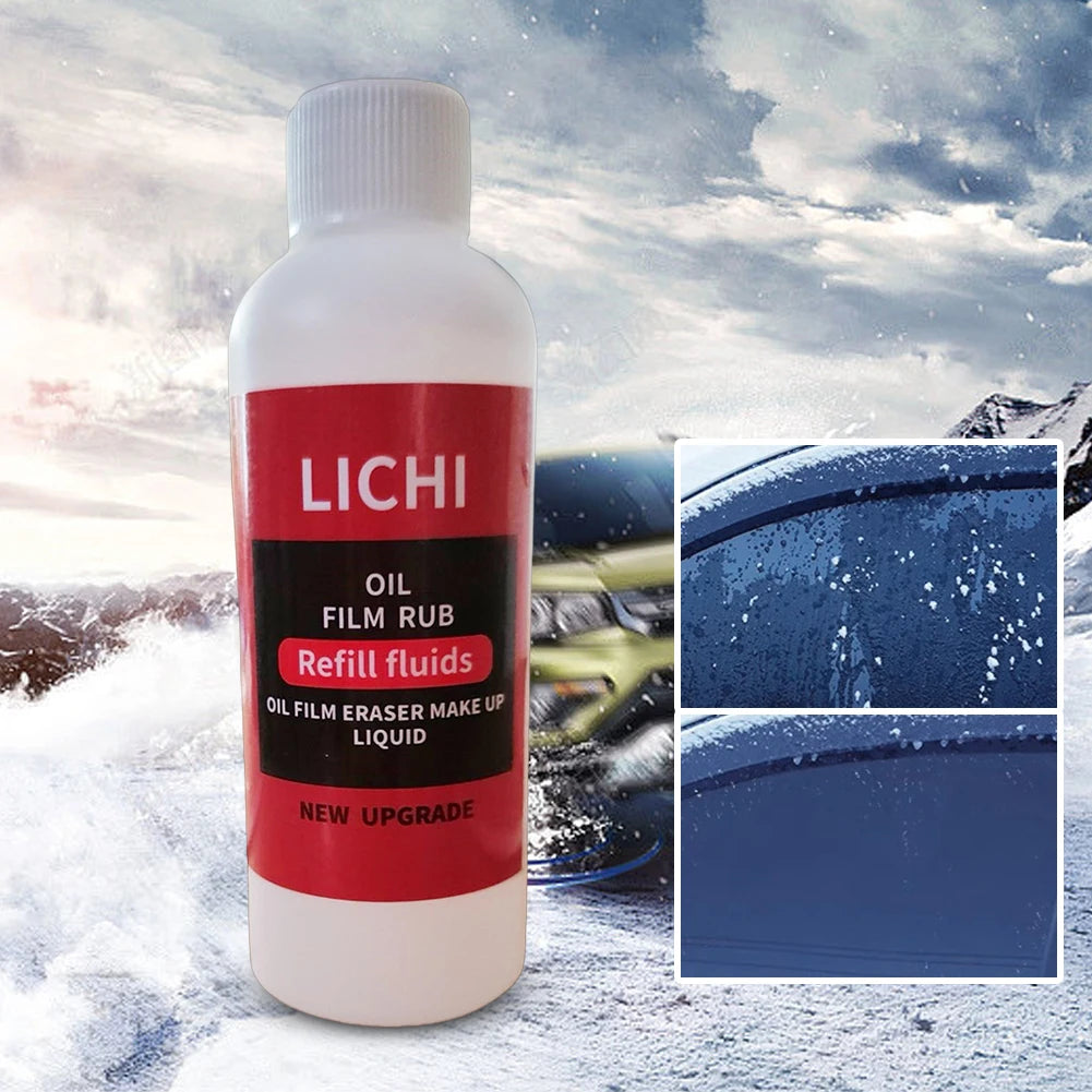 100ml Oil Film Cleaner Remover Car Glass Maintenance Agent Windshield Oil Film Removal Auto Dirt Removal Tool