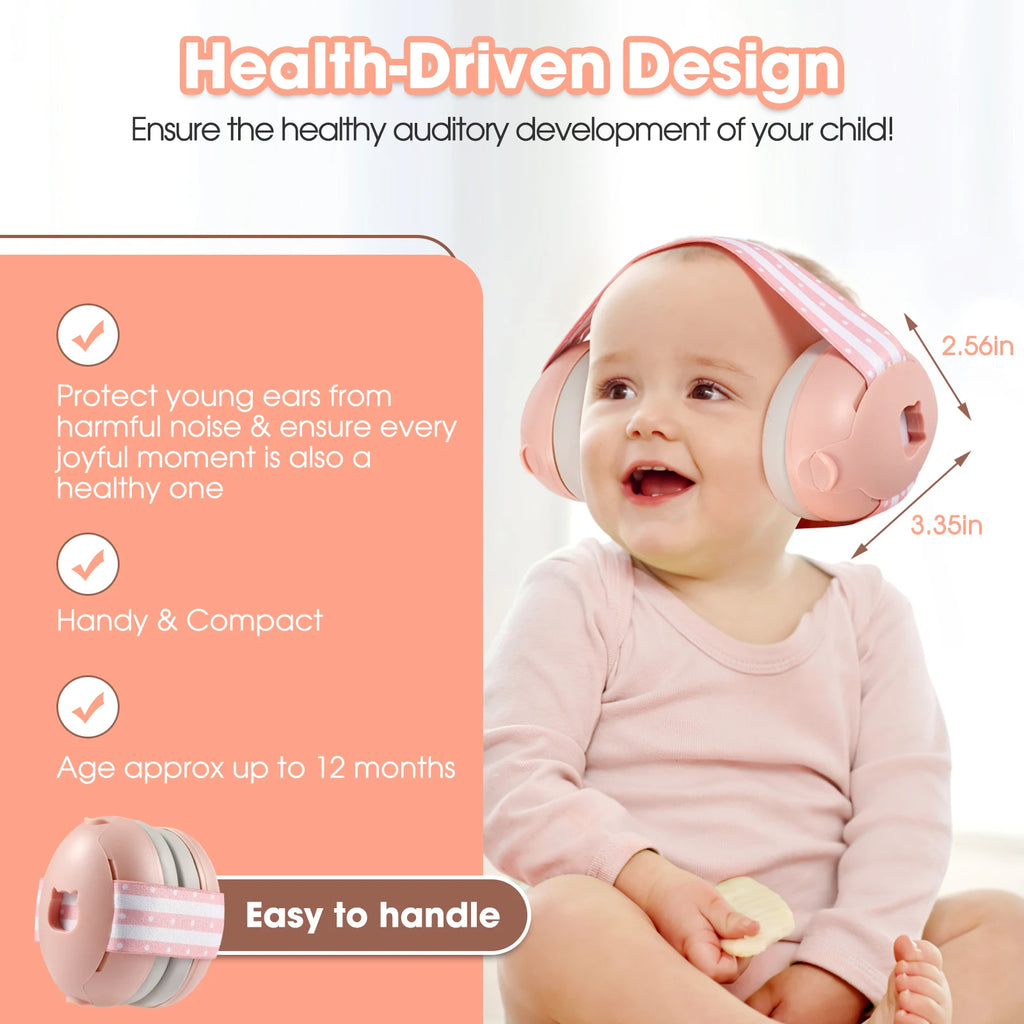 YHKEMA Baby Headphones for Noise - Baby Ear Protection for Babies and Toddlers up to 36 Months