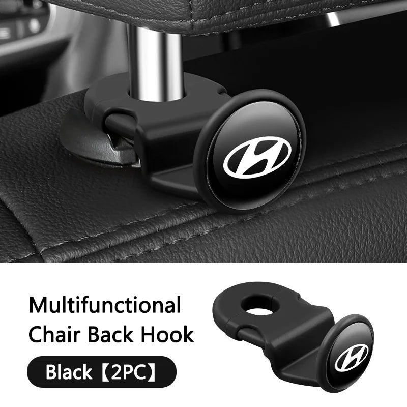 Car Interior Hanging Storage Hook Clips Organizer For Hyundai N ix25 ix35 i10 Solaris Santa Fe Sport IX45 Elantra Accessories