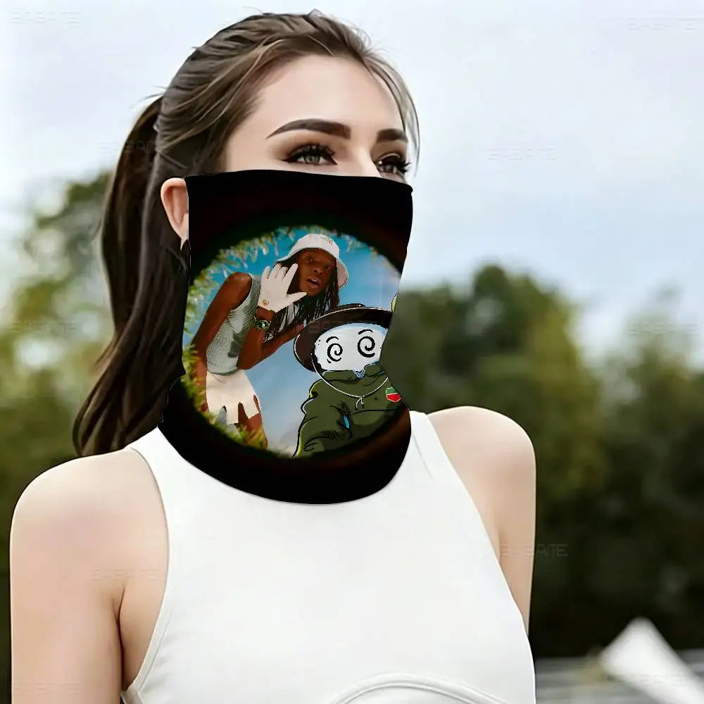 Fashion G-Golf Brand M-Malbon Warm windproof multifunctional face mask breathable neck gaiter for outdoor travel and adventures