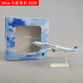 20cm Malaysia Cargo A330 Airplane Model Metal Diecast Model Plane Kit with Stand for Adult Collection Display or Toy Gift