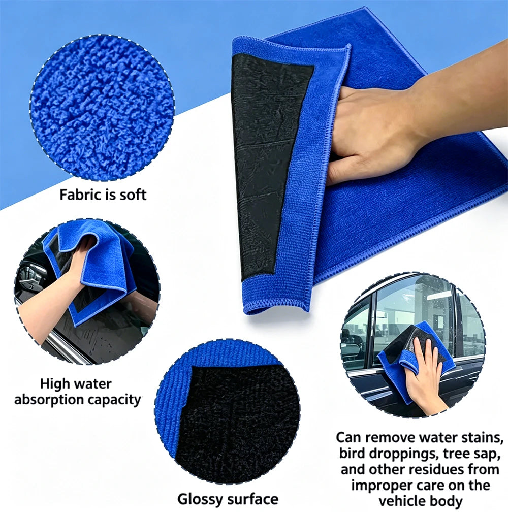 AUTOBRIGHT Clay Towel Car Cleaning Towel Magic Clay Cloth Car Detailing Tools Auto Care Towel Clean Polish Clay Bar Cloth