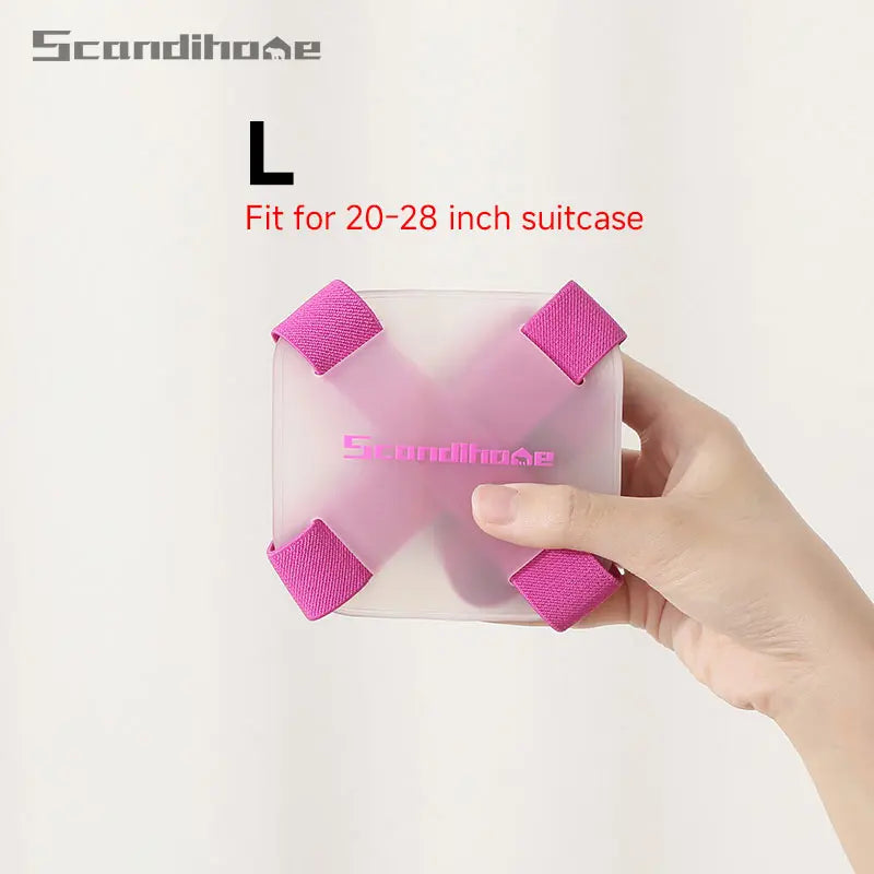 SCANDIHOME Travel  Luggage Strap Adjustable Suitcase Belts Crossed Luggage Suitcase Packing Buckle Elastic Strap Protect Tie