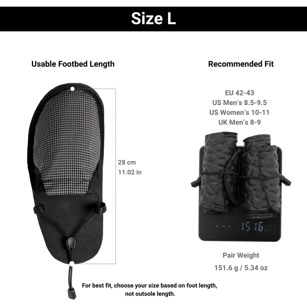 [HODR GEAR] Camp Shoes Ultralight Rollable Footwear Breathable Dyneema® Grid Upper Sole Packable Quick-Dry Short Camp Movement