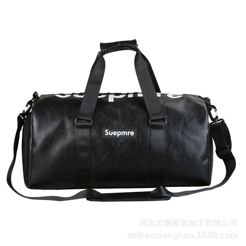Multifunctional Fitness Yoga Bag Women's Short Trip Bag Expandable Suitcase Handle Dry Wet Separation Sports Bag