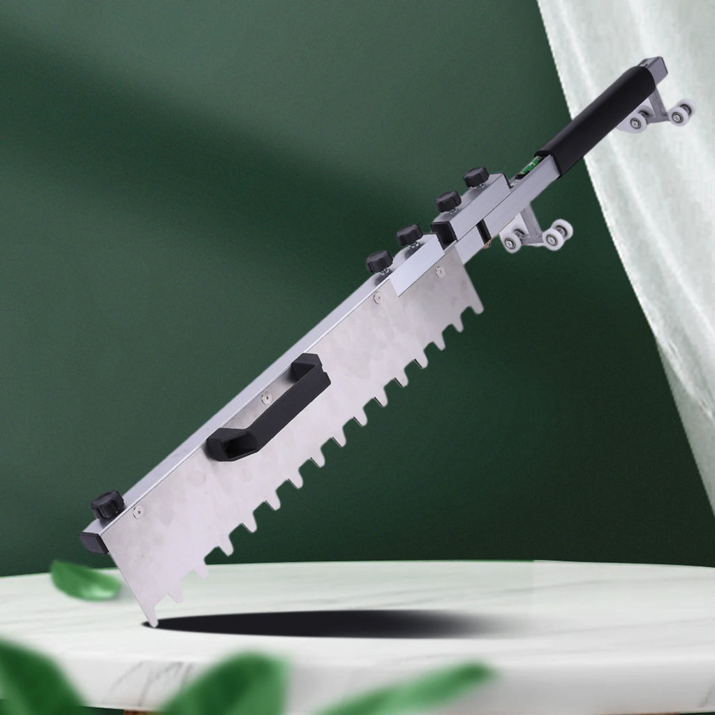 Leveling System Foldable Flat Sand Leveling Tool with Teeth Aluminum Alloy Smoothing Trowel Adjustable Length for Tiles Flatting