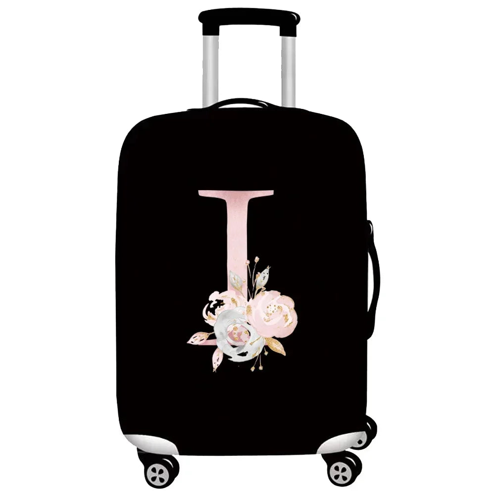 Thick Elastic Luggage Protective Cover Suit for 18-32 Inch Suitcase Covers Trolley Cover Travel Accessorie Pink Flower Series