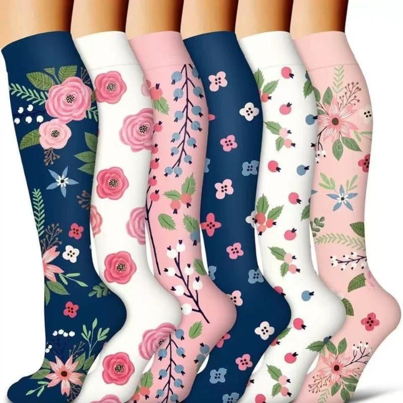 Men Women Compression Sock for Leggings Breathable Running Pressure Soccer Adult Edition Network Pressure Nurse Socks
