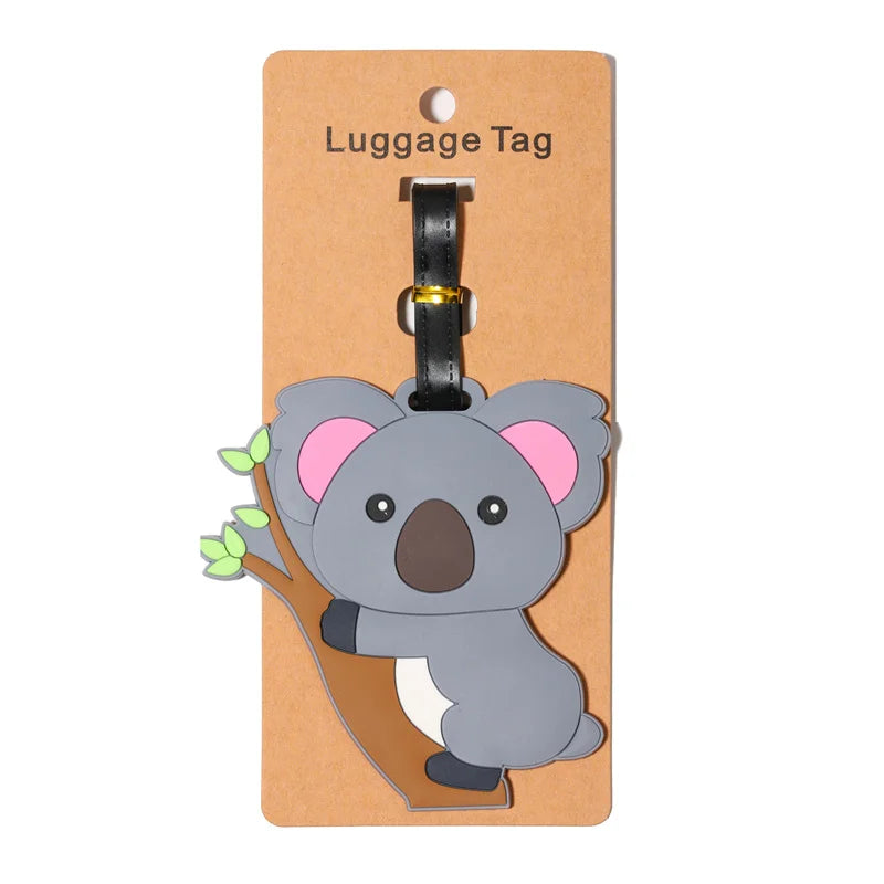 Cute Cartoon Shark Shape Luggage Tag,School Bag Baggage Bag Tag,Airport Station Anti-lost Tag,Travel Accessories