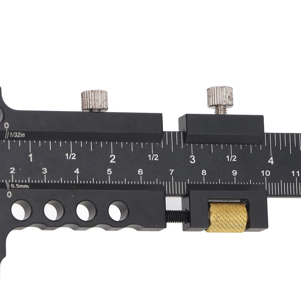 Caliper Measuring Tool T Shaped Woodworking Ruler 0‑100mm 0‑210mm Range Aluminum Alloy Marking Gauge Caliper Measuring Tool
