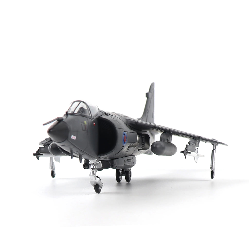 NUOTIE 1/72 Royal Air Force Harrier Jet Pre-Built Diecast Military Model for Display Collection & Gift