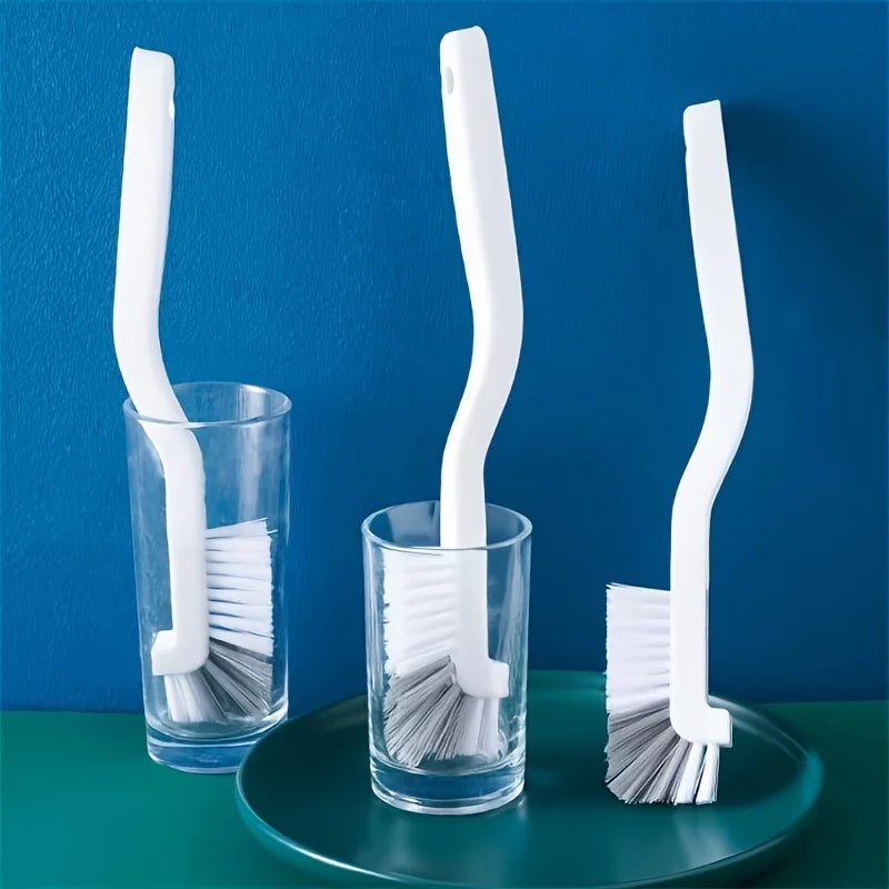 1/3Pcs Kitchen Scrub Brush Long Handle Cleaning Brush Stiff Bristle Brush for Clean Dish Sink Window Track Corner Crevice
