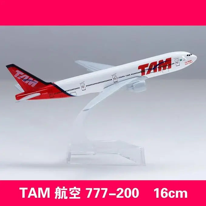 16CM 1/400 Diecast Alloy B777  Airplane Model Toy Plane Collected Gift Series Static aircraft model for Collectible Display