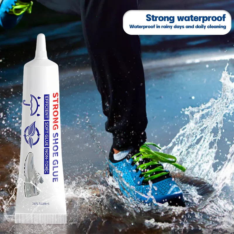 60ml Shoes Glue Strong Shoe-Repairing Adhesive Waterproof Shoe Repair Glue Shoemaker Professional Sole Fix Glue Clear Sealant