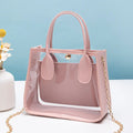 Internet Celebrity Popular Transparent Jelly Handbag Trendy Small Fresh and Fashionable Versatile Chain Crossbody Bag