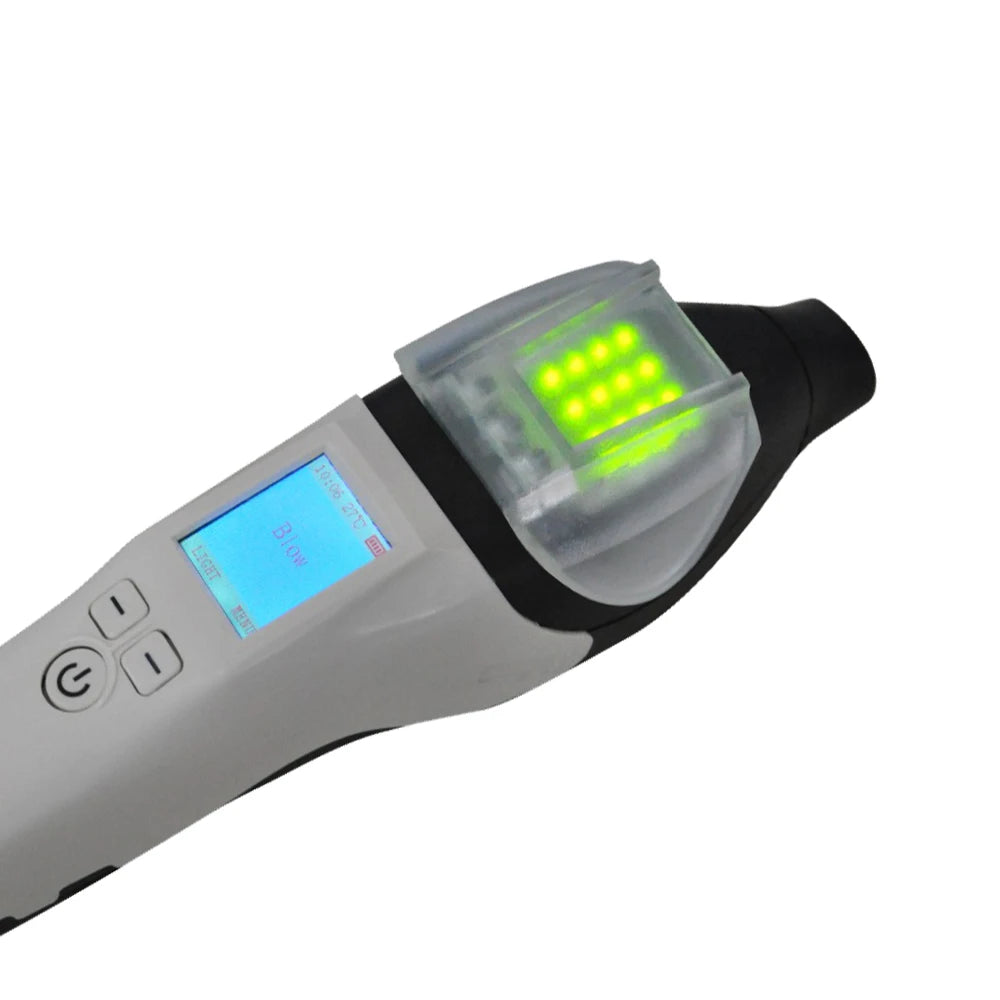 AT7000 Portable Breath Alcohol Tester Quick Response for Police Alcohol Test with Digital LCD Alcohol Breathalyzer