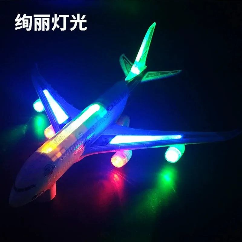 A380 Aircraft Large Long Electric Model Airplane Toy with Sound and Light Children's Toys Kids Airbus Toys Boys Car