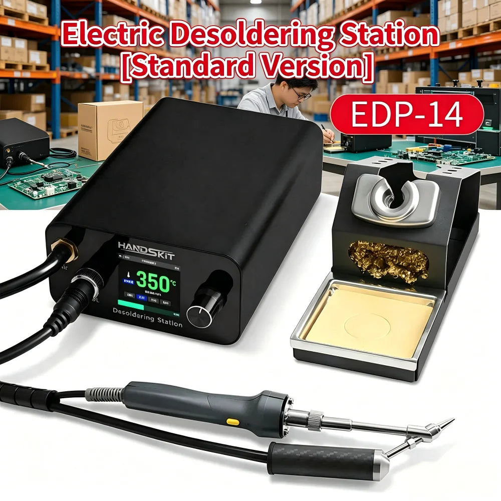 T12A Suction Tin Gun Desoldering Station Hot Air Gun Soldering Iron Suction Pen Intelligent STM 32 Soldering Station