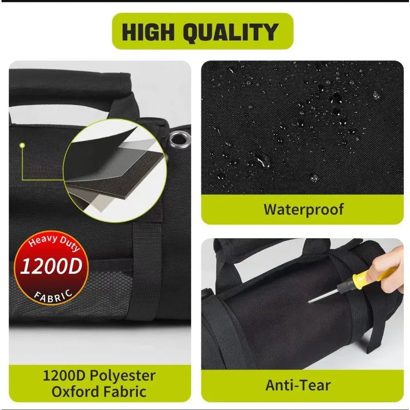 New Car Hardware Tool Kit Portable Electrician Tool Kit Roll up Electrician Woodworking Storage