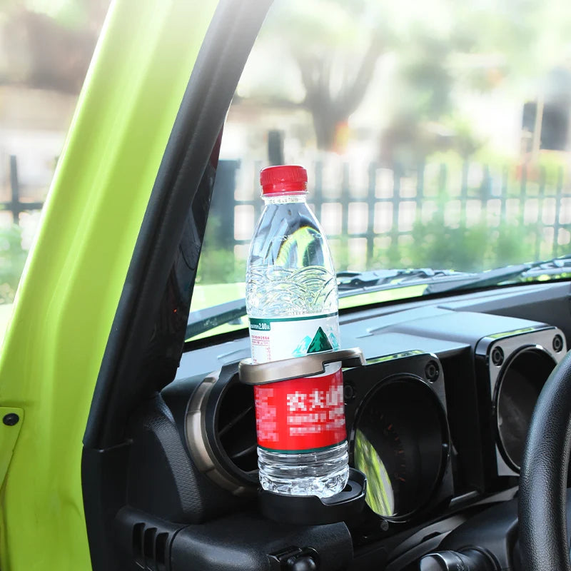 Car Cup Holder Air Vent Outlet Drink Beverage Holder Foldable Water Bottle Stand Auto Storage Rack For Suzuki Jimny JB64 JB74