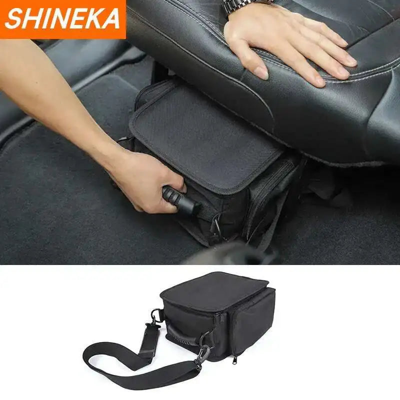 SHINEKA Stowing Tidying for Jeep Wrangler JL JK Sports/Sahara/Rubicon 2007-2025 Seat Storage Bag for Jeep Wrangler JK JL 2007 Up