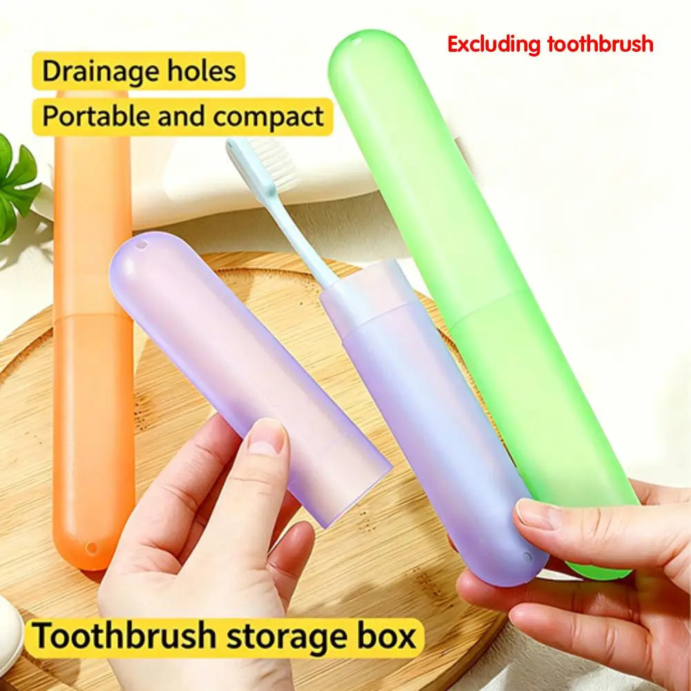 Ravel Portable Toothbrush Box, Breathable Toothbrush Storage Box, Frosted Dustproof Toothbrush Protection Box, Toothbrush Cover