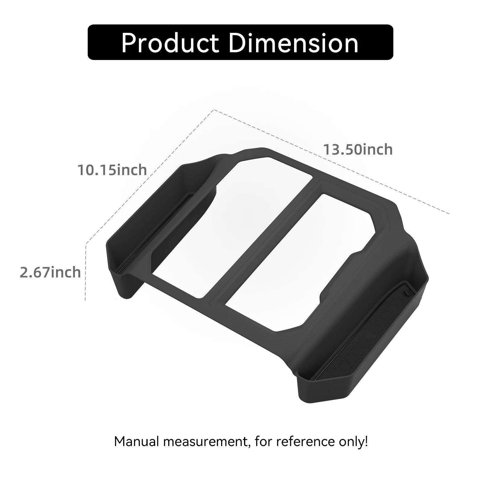 for Toyota RAV4 2026 ABS Car Central Pocket Storage Auto Center Console Storage Bag Interior Accessories Black