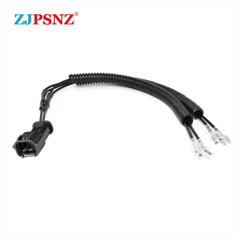  Snail Horn Male Socket Conversion Plug 4Wire Dedicated Horn Refit Double Horn 1-to-2 Wiring Harness for Single to Dual Horn