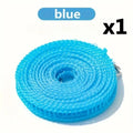 Portable Non Perforated Outdoor Travel Clothesline Nylon Clothesline Anti Slip and Windproof Clothesline Camping Accessories