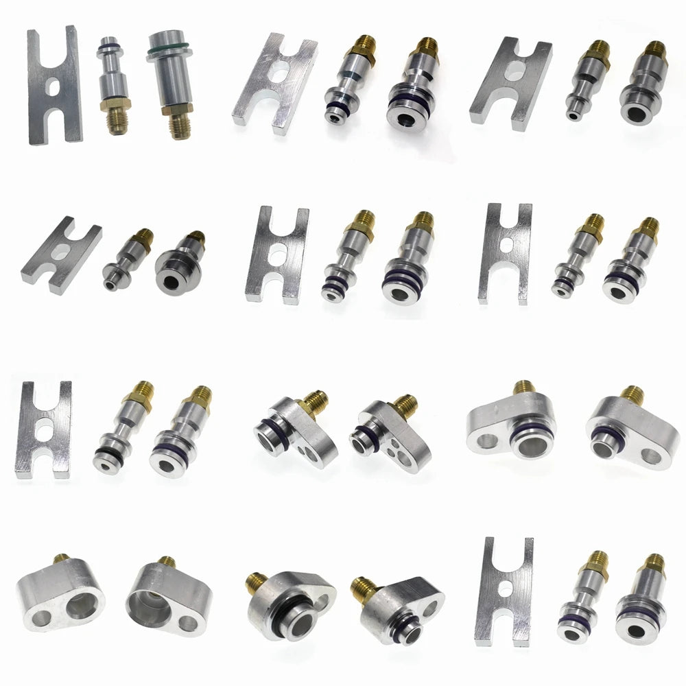 Car Air Conditioner Leak Test Plug Stopper Refrigeration Hose Connector Auto A/CPipe Leak Detection Maintainance Tools