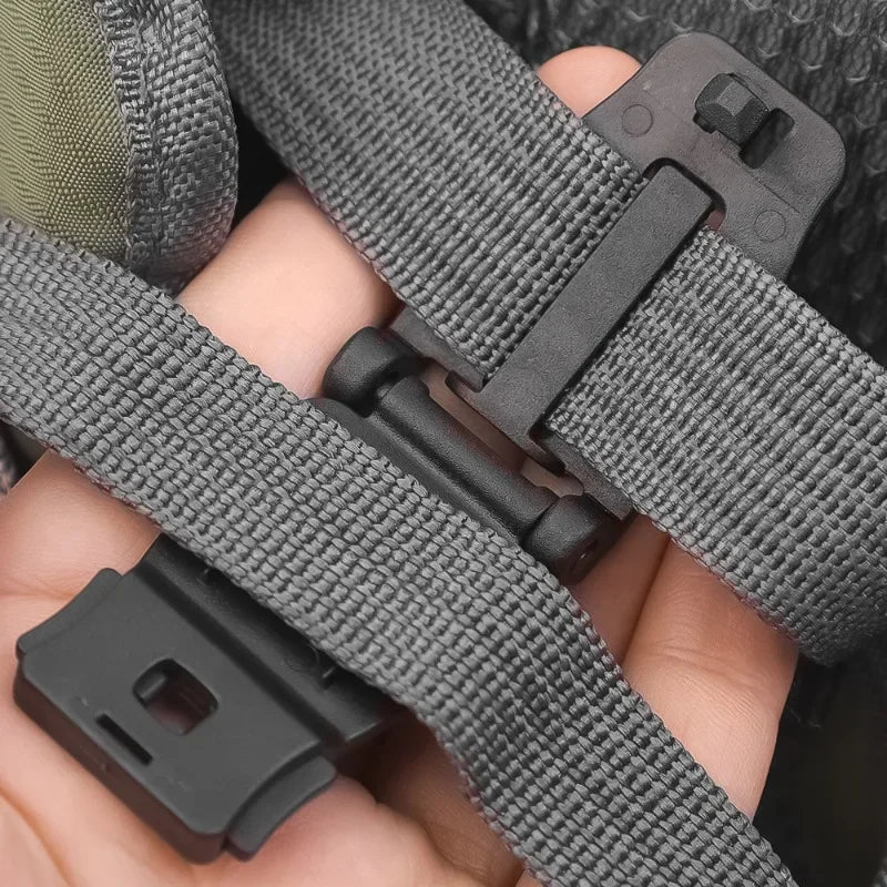 6/2pcs Outdoor Army Rucksack Accessory Molle System Webbing Buckle Clip Backpack Mounting Buckle Camping & Hiking Gadgets