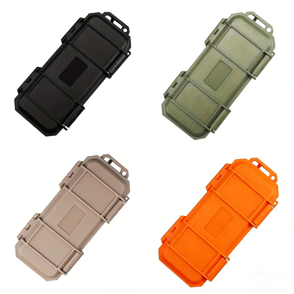 17.5x7cm EDC Tactical Waterproof Anti-fall Storage Box for Hardware Tools Plastic Shockproof and Pressure-resistant Tool Box