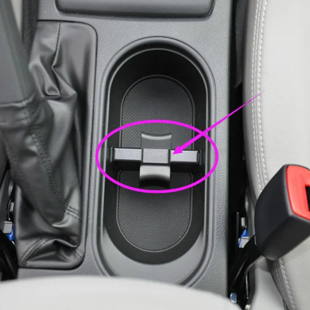 For Subaru Legacy Forester Outback 2010 2011 2012 2014 2018 Center Console Cup Holder Insert Divider Adjustable Car Accessories