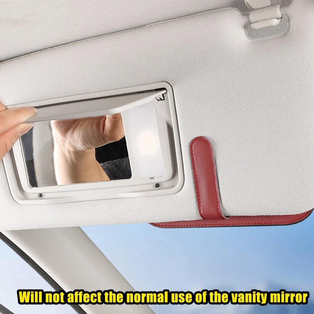 Magnetic Car Sunglasses Holder Case Universal Auto Sun Visor Glasses Box Clip Sunglasses Holder Fastener Eyeglasses Storage
