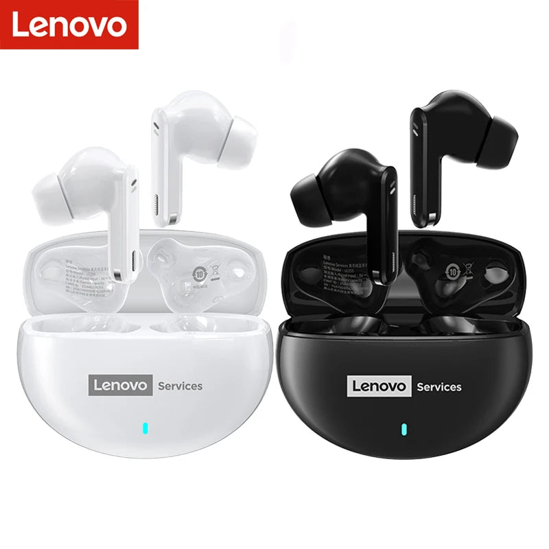 Lenovo New LE253 Earphones TWS Wireless Bluetooth 6.0 Headphones HiFi Sound ANC Noise Reduction Game Sports Headset With Mic