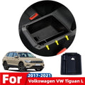 For Volkswagen VW Tiguan L 2017~2021 Car Center Console Armrest Storage Box Sundries Tidying Organizer Tray Interior Accessories