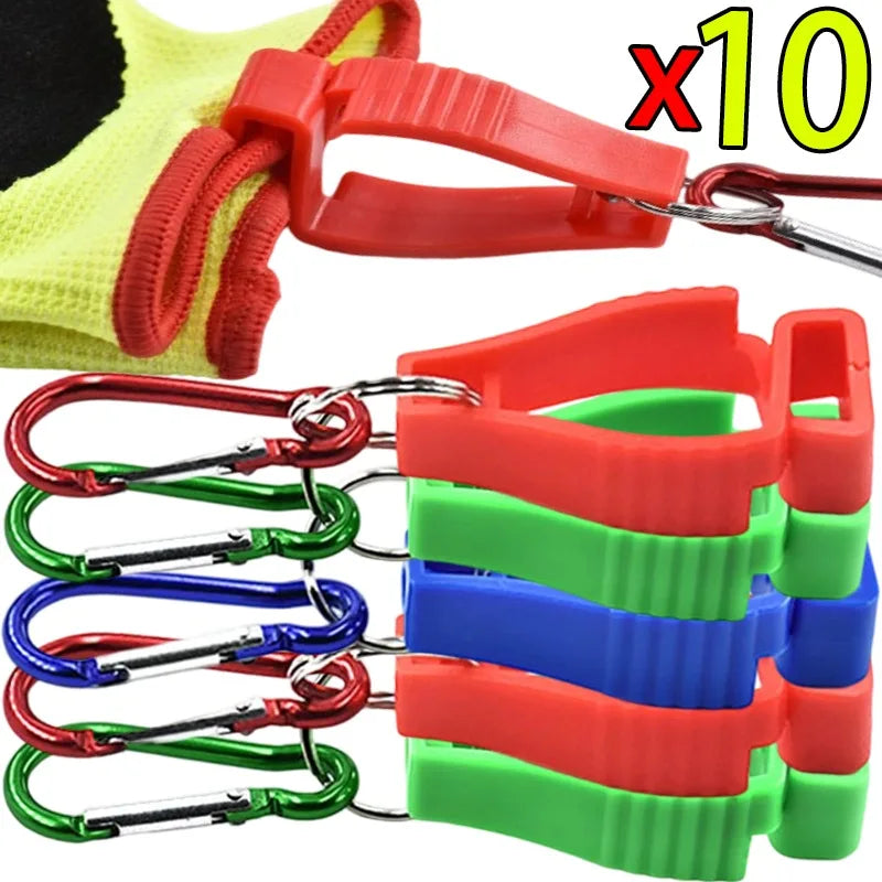 Glove Clips for Work Glove Holders Glove Belt Clip Outdoor Clip Anti Loss for Hiking Climbing Skiing Camping Gear Accessories