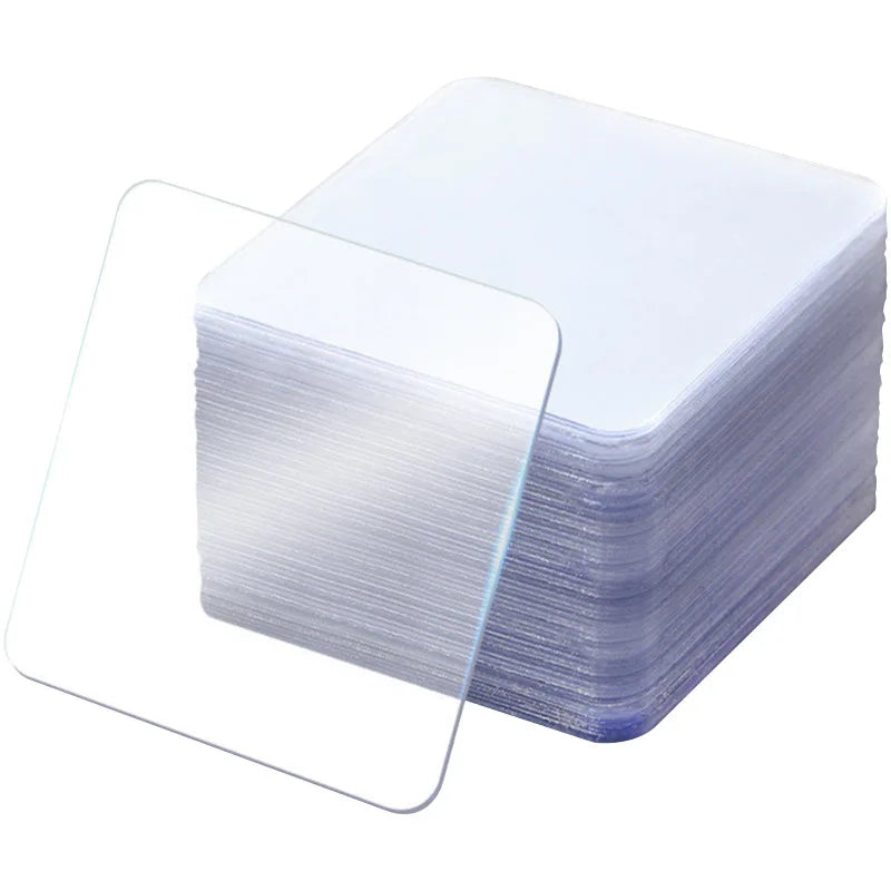 50Pcs Transparent and Seamless Double-sided Adhesive Tape, No-drill Waterproof, Wall Shelf Hook Fixed Adhesive Patch